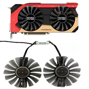 2 stuks DC 12V fd9015u12s vervga GTX1060 siêu JetStream fan đối với Maxsun palit GTX 1060 JetStream đồ họa kaart koelve