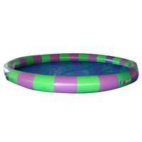 Terrain de volley-ball aquatique gonflable commercial en PVC pour extérieur, capacité de 100-500 kg, capacité de charge supérieure à 10 L, pour divertissement