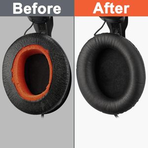 Almohadillas de repuesto para orejeras de cuero de proteína <span class=keywords><strong>HyperX</strong></span> <span class=keywords><strong>Cloud</strong></span> <span class=keywords><strong>Revolver</strong></span> S de alta calidad para accesorios de auriculares - Product Image 6