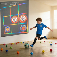 Simulateur de football interactif à réalité augmentée, jeu de projection de football, appareil de jeu de football mural interactif pour aire de jeux intérieure