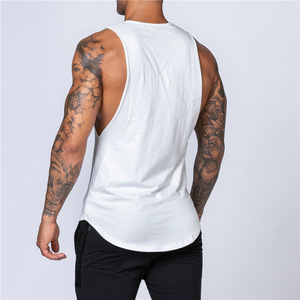 Mens Sport Wear Workout Clothes Fitness Sleeveless Bodybuilding Custom Tank Top Men Gym <strong>Activewear</strong> Men's Vests - Product Image 6