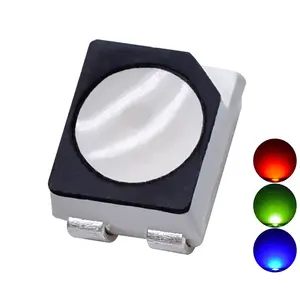 1000 unids/bolsa 1210 Chip de Color Tri-Color rojo verde azul Color ánodo común 3-chip Chip lámpara Smd 3528 Rgb Led negro