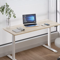 Bureau debout électrique à double moteur, réglable en hauteur, ergonomique, pour le travail à domicile, intérieur, neuf