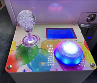 Machine de jeu d'arcade en métal à monnayeur, type grue à pinces et pousseur, avec paiement et prise en charge de la langue espagnole, pour porte-clés, peluches et poupées
