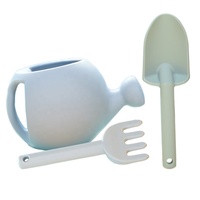 Ensemble d'accessoires d'été unisexe en silicone : pelle à sable, râteau à neige, grande arrosoir souple pour jouets de plage d'extérieur pour enfants