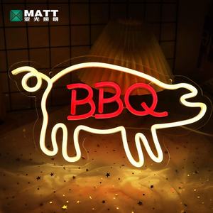Letreros de Neón Personalizados con Logotipo de Negocio para Barbacoa, Luces LED de Neón para Restaurante, Hogar, Fiesta, Cervecería, Bar, Decoración de Pared - Product Image 5