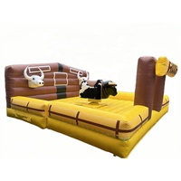 Machine de rodéo gonflable en PVC certifiée CE, facile à installer, pour adultes, jeu sportif, grand modèle d'extérieur