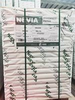 Rouleau de papier sans bois à surface lisse et haute luminosité en pâte vierge pour imprimeries offset, qualité industrielle
