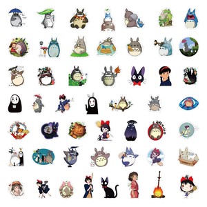 Nouveaux autocollants <span class=keywords><strong>Totoro</strong></span> pour sac à dos, autocollants décoratifs de dessins animés pour gobelets isothermes - Product Image 5