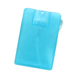 Manufacturer Credit Card Shaped 20ml <b>Plastic</b> Credit Card <b>Pocket</b> Size Flat Perfume Spray Bottle for Hand Sanitizer Sprayer - Product Image 3