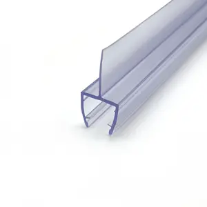 Striscia di tenuta della doccia del PVC del bagno di forma di Y di tenuta della porta della doccia di vetro di plastica per vetro