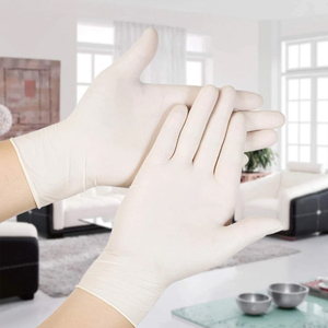 Latex <b>powdered</b> medical examination gloves <b>powdered</b> latex examination gloves latex surgical gloves - Product Image 6