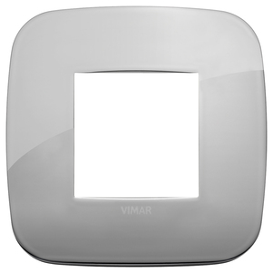 Placa de Puerta Redonda Vimar 2M Cromada 9.7x9.7cm - Product Image 1