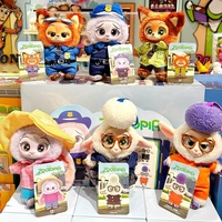Vente en gros 100% Original 6 pièces/boîte Miniso Zootopia Figurines en vinyle et peluches Pendentifs Boîtes mystères Kawaii Nick Judy Jouets Boîte surprise