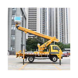 Nâng Người 28M Telescopic Boom Bucket xe tải cho công việc trên không - Product Image 4