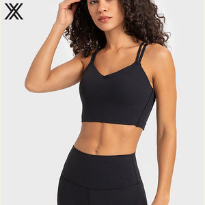 Reggiseno sportivo senza cuciture per taglie forti e senza cuciture a costine in stile Yoga con reggiseno da allenamento per palestra Top - Product Image 6