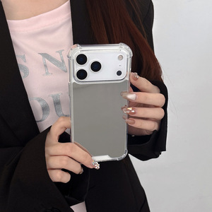 Coque de téléphone antichoc à quatre coins avec miroir électroplaqué pour <span class=keywords><strong>iPhone</strong></span> 17, compatible avec <span class=keywords><strong>iPhone</strong></span> 17 Air, 16, 17 Pro Max - Product Image 6