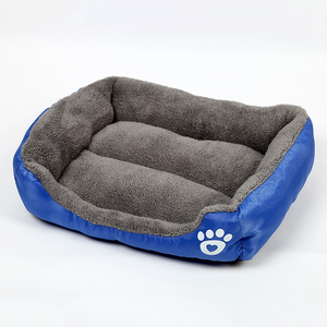 Cama de algodón <span class=keywords><strong>extra</strong></span> firme para perros, sofá cómodo y lavable para mascotas, nido de seguridad para animales, saco de dormir rectangular transpirable para cachorros, venta al por mayor - Product Image 5