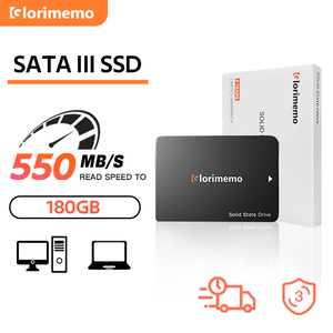 New 2.5 Inch III Internal <b>SSD</b> 180GB 256GB 512GB 1TB With 550MB/s Read/500MB/s Write Speed <b>for</b> High Storage Compatible With Both - Product Image 3