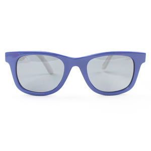 Gafas de Sol de grafiti <span class=keywords><strong>junior</strong></span> de alta calidad, gafas deportivas de piloto con logotipo personalizado para niños, colores de montura Azul Rojo arcoíris para niños - Product Image 4