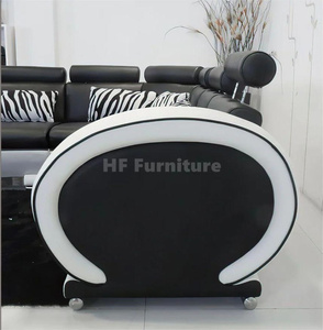 Modern Adjustment Leather Sectional Couch Living Room Home Luxury L Shaped Corner Sofa <strong>Set</strong> 7 <strong>Seater</strong> - Product Image 6