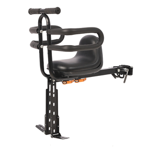 Porte-enfant avant amovible pour vélo, siège de vélo pour bébé avec coussin confortable, accessoire de cyclisme familial en plein air - Product Image 6