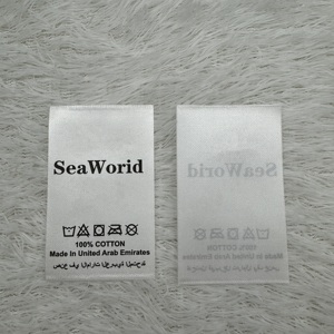 Vendita calda di etichette di <span class=keywords><strong>abbigliamento</strong></span> in tessuto di raso stampate personalizzate con Logo di fiducia del fornitore di <span class=keywords><strong>accessori</strong></span> per <span class=keywords><strong>abbigliamento</strong></span> - Product Image 5