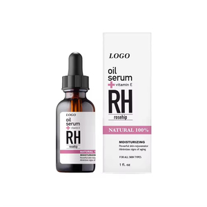 Özel etiket doğal cilt bakımı E vitamini parlatıcı nemlendirici kuşburnu yağı Serum yüz serumu tüm cilt tipleri için - Product Image 5