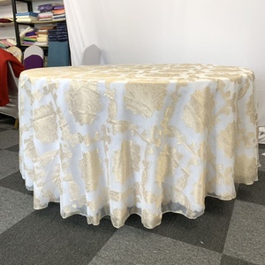 Vàng Khăn Trải Bàn Đám Cưới Cake Topper Bảng Lớp Phủ - Product Image 6