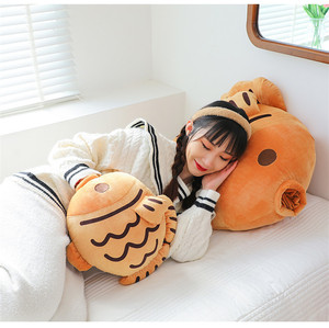 Nhà máy dễ thương cá hồng thú nhồi bông Đồ chơi búp bê cảm ứng cá búp bê dễ thương cá sang trọng động vật toyc clab máy ném gối đệm - Product Image 3