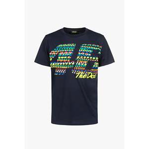 T-shirt officiel VR46 pour homme, collection The Doc, couleur bleue, 100% coton, manches courtes, tailles XS-XXXL, en vente - Product Image 5