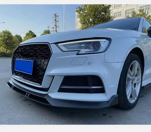 2017-2020 S-Line <span class=keywords><strong>RS3</strong></span> <span class=keywords><strong>ABT</strong></span> Style Car Bumper Front Lip Body Parts para <span class=keywords><strong>AUDI</strong></span> <span class=keywords><strong>A3</strong></span> Sedan - Product Image 4