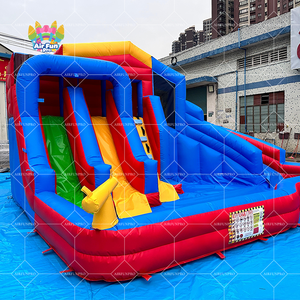 Maison gonflable gonflable Spider Man avec toboggan AirFunPro bâche en PVC écologique location de fêtes commerciales - Product Image 2