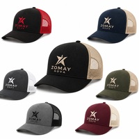 Gorra Trucker Vintage Personalizada, Malla Transpirable, 6 Paneles, Ajustable, para Exteriores, Fabricante, Venta al Por Mayor, MOQ Bajo