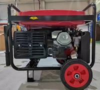 Démarreur électrique GEEMKA KKG7000 7kw 7kva Générateur à essence 220V 400V Portable 15HP