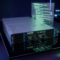 Serveur de Deep Learning 2U ESC4000A-E12, un seul processeur EPYC 9004, 4 GPU, rack HPC
