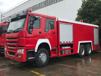 Truk Pemadam Kebakaran 6*4 Heavy Duty dengan Tangki Air Besar 20000L, Tinggi Kerja 13m, Mesin Diesel 220HP Euro 3, Penggerak 6*4, Truk Penyelamat Kebakaran