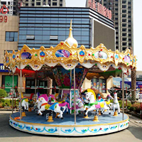 Carrousel de luxe 16 places pour l'intérieur, l'extérieur et le parc d'attractions pour centre commercial