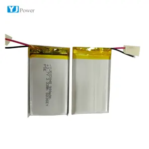 Stekker Oplaadbare Diepe Cyclus Lipo Batterij 3.7V 603048 900Mah Polymeer Batterij Voor Smart Product
