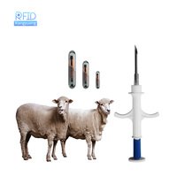 Micro-puce RFID injectable pour animaux, identification des animaux, implantable pour vache, cheval, bétail, identification des animaux, micro-puce pour mouton, porc