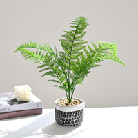 Plante artificielle en soie Areca Palm, verdure en pot, décoration intérieure, bonsaï réaliste, ornements d'intérieur, fabricant direct
