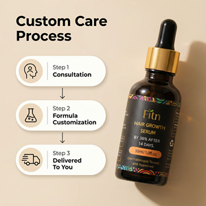 Sérum Capilar Vegetariano <span class=keywords><strong>Herbal</strong></span> Caseiro da Nossa Marca, Óleo de Crescimento Capilar de Rícino e Alecrim, Líquido Natural Puro para Crescimento Capilar - Product Image 2