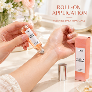 Parfum Roll-on sans alcool HKH Custom 10 ml, senteur florale naturellement fraîche, parfum longue durée, design mini portable - Product Image 2