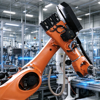 Robot industriel Kuka KR500 R2800-2 à charge utile élevée, 500 kg, portée de 2800 mm, pour l'entretien des machines et la manutention des matériaux, robot Kuka