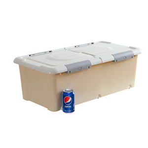 AU CAT YN010 Big Storage Box Plastic Capacity Clear Bins Organizer Binks