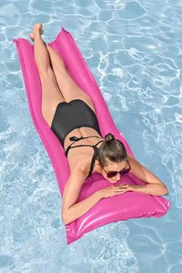 Nhà Máy Giá PVC xách tay dài nổi hàng bơi vòng nước giường Mat võng Inflatable không khí bãi biển nệm - Product Image 2