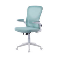 Chaise de visiteur de bureau en maille entièrement pivotante à 360 degrés réglable en hauteur de luxe