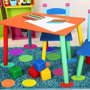 Marqueurs de tapis multifonctionnels pour la maternelle et la petite enfance, inscriptibles, réutilisables, lavables, avec attaches auto-agrippantes, pour les jeux sportifs parent-enfant - Product Image 2
