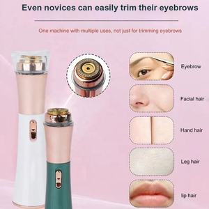 Indolore Dames Électrique Mini Épilation Rouge À Lèvres Forme Sourcils Et Visage Épilateur Rasoir Tondeuse - Product Image 2