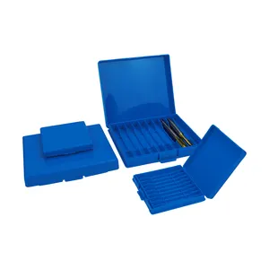Fabrikant Leveren Blauw/Transparant Plastic Verpakking 10 Stuks Schroefkraan/Wolfraamcarbide Bur Integrale Verpakking